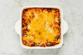 Assemble and bake lasagna rolls