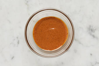 Roast potatoes and make crema