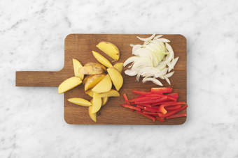 Prepara los vegetales