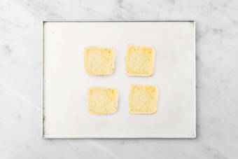 Make garlic butter and finish prep