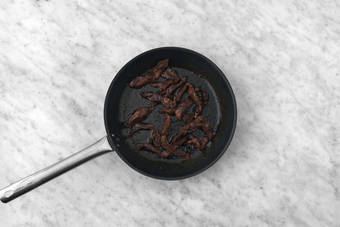 Sear the Beef Strips