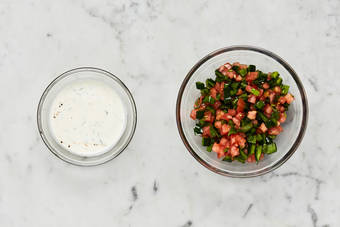 Make salsa and mayo