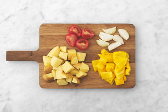 Prepara los vegetales