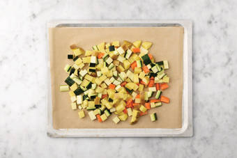 Roast the veggies