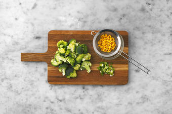 Forbered grønnsaker