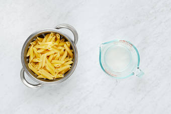 Wrap Chicken & Boil Pasta