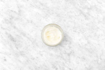 Make salad and tahini sauce