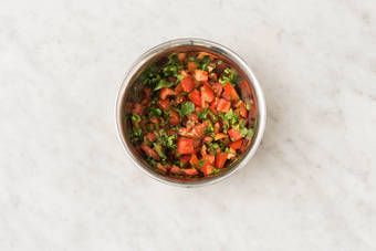 Finish prep and make salsa