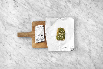 Préparer la papillote