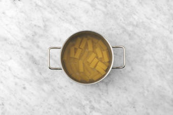 Pâtes en ébullition 