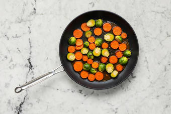 Prep and cook veggies