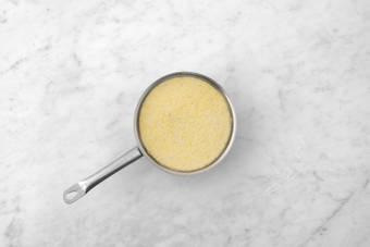 Make the garlic couscous