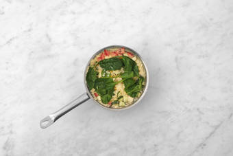 Toss the couscous salad