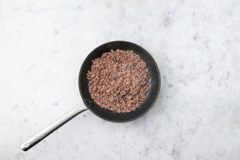 Cook plant-based protein shreds