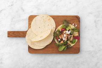 Make salsa and assemble