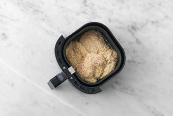 Crumb & cook the pork