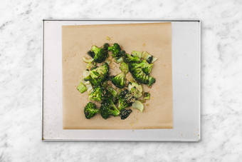 Smaksätt grönsaker och nuggets