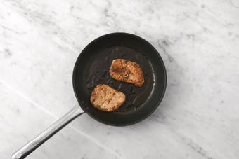 Cook the pork steaks