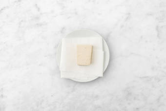 Prep tofu and chicken