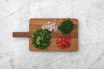 Finish prep and cook chicken