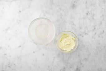 Make lime-mayo and dressing