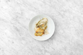 Prep and pan-fry shrimp