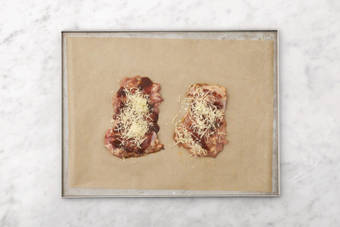 Bake the hasselback chicken 