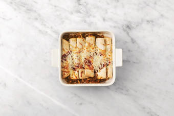 Grill the enchiladas