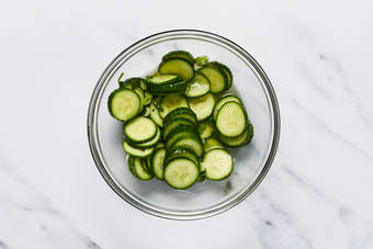 Prep ingredients and make fresh pickles