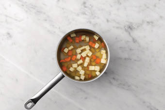 Cook the veggie mash