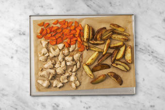 Vegane Filetstücke  garen