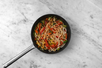 Wokpfanne fertigstellen