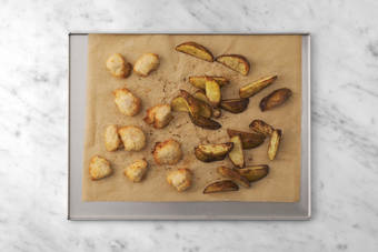 Hähnchen knuprig machen