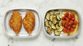 Assemble Veggies & Bake