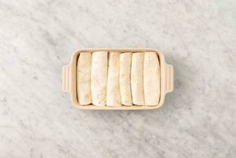 Assemble the enchiladas