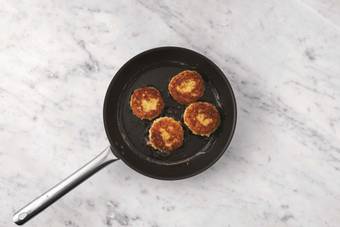 Pan-fry the hoki patties