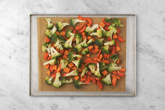 Roast the veggies