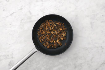 Finish the beef & mushrooms