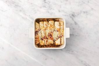 Grill the enchiladas