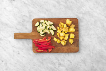 Prepara los vegetales