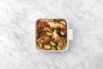 Tillaga kyckling och bulgur