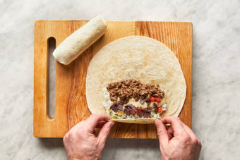 Assemble Burritos