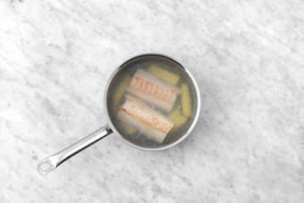 Cuocere merluzzo e patate