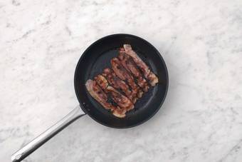 Cook the bacon & chicken