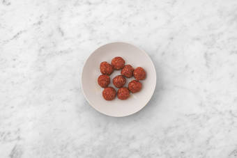 Prep the meatballs