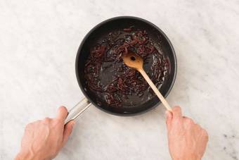 Caramelise the onion