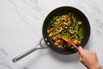 Cook Chicken & Veggies