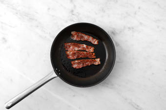 Cook chicken and bacon