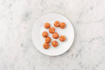 Prep the meatballs