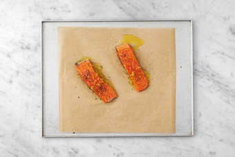 Enfourner le poisson